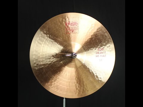 Used Paiste 14" 2002 Heavy Hi Hats - 976g/1061g