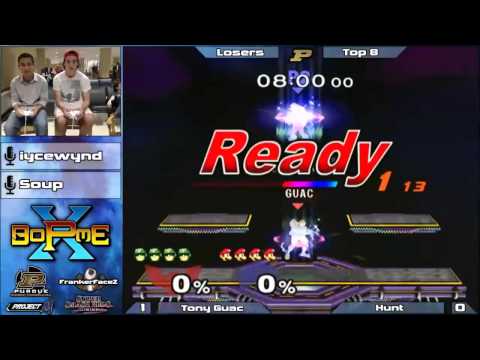 BoPME X Melee - Tony Guacamole (Falcon) vs. Hunt (Luigi) Losers Quarters
