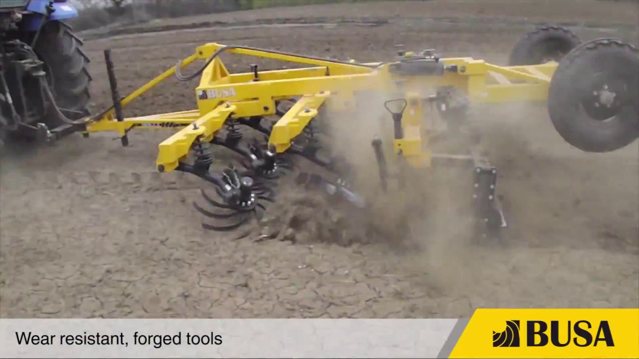 BUSA FKM - Nehéz forgókapás magágykészítő + nyitókapa + törőhenger