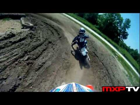 HELMET CAM: Tyler Wozney - Snake Creek MX (May 30, 2011) (MXPTV)