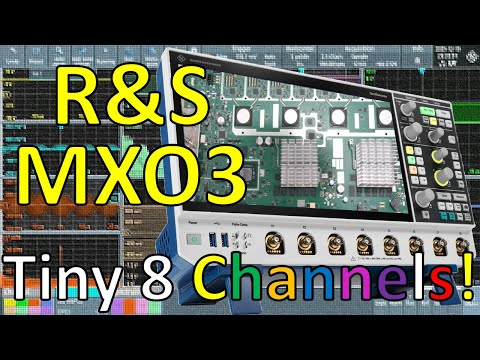 TSP #271 - Rohde & Schwarz Compact 8-Channel MXO3 12-Bit Oscilloscope Review, Teardown & Experiments