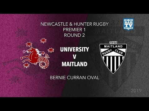 2019 NHRU - Round 2 - University of Newcastle v Maitland