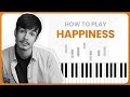 How To Play Happiness By Rex Orange County On Piano - Piano Tutorial (PART 1)