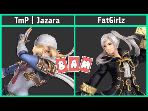 Smash @ BAM Cards 12 - TmP | Jazara (Sheik) vs. FatGirlz (Robin) - SSBU Tournament