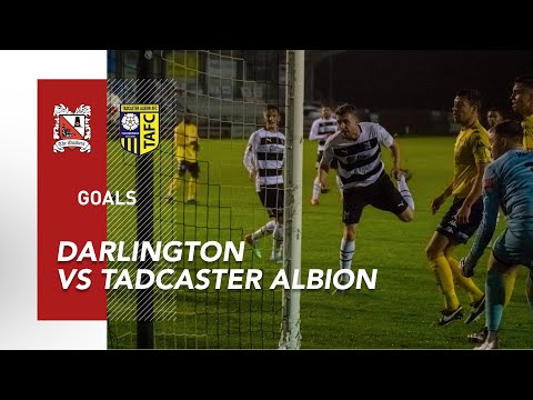 Goals: Darlington v Tadcaster Albion