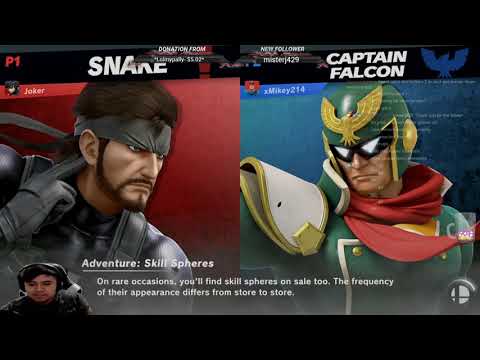 [TLJ Tournament] Smash ultimate Online Game 2 Joker (Snake) Vs. Mr.J (Captain Falcon)