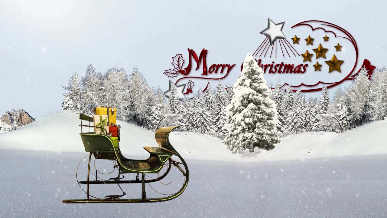 Wish You a Merry Christmas | Motion Animation Video Background