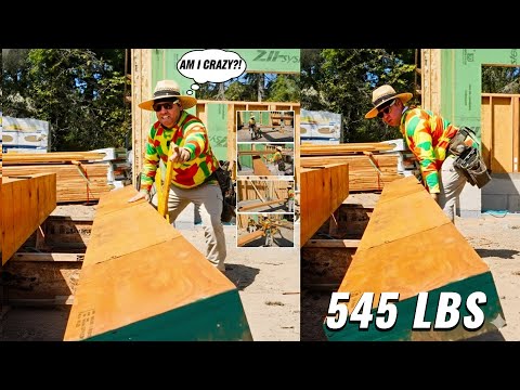 Lifting Heavy on the Jobsite | The 545lb Beam Reality Check