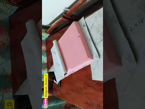 Making Of foam pillow cover #shorts #viral