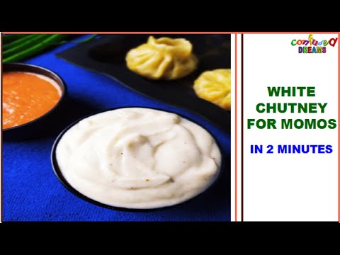 White Chutney for Momos in 2 Minutes | 2 मिनट में मोमोज के लिए सफेद चटनी | Dumpling White Sauce/Dip