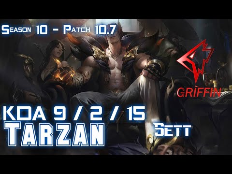 GRF Tarzan SETT vs TRUNDLE Jungle - Patch 10.7 KR Ranked
