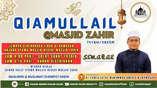 🔴QIAMULLAIL MASJID NEGERI MASJID ZAHIR [PAGI 8] 🗓EDISI 17-03-2026 (SELASA) 27 RAMADAN 1447H