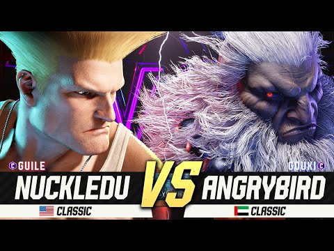 SF6 ▰ NuckleDu (Guile) vs Angrybird (Akuma) Custom Room Match FT3 ▰ Street Fighter 6 Gameplay