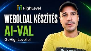 Weboldalkészítés Tutorial AI-val GoHighLevelben