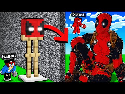 I TROLLED HASANI WITH A SUPERHERO IN A BUILDING BATTLE!! - Minecraft