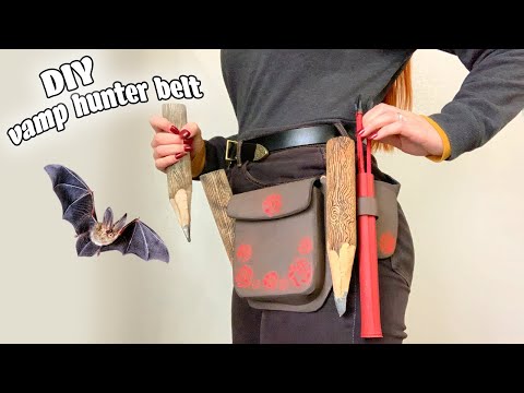 DIY Vampire Hunter utility belt 🦇