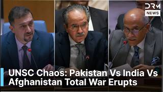 TENSE EXCHANGE: Pakistan, Afghanistan, India Clash Fiercely At UNSC | DRM News | AC1F