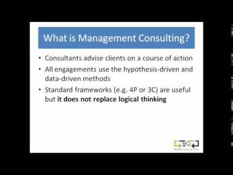 What is Management Consulting?