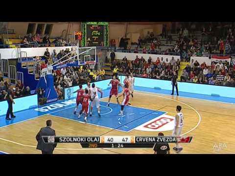 ABA Liga 2014/15, Round 07 match: Szolnoki Olaj - Crvena zvezda Telekom