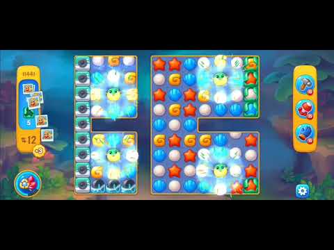 Fishdom Easy Level 11441 (with Double Lightning and Double Bomb) @choraelmin