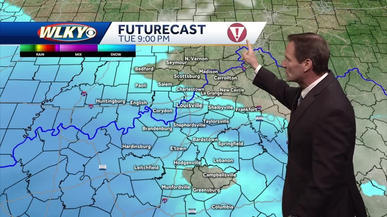 Louisville forecast: Snow moving in Tuesday night, accumulation likely