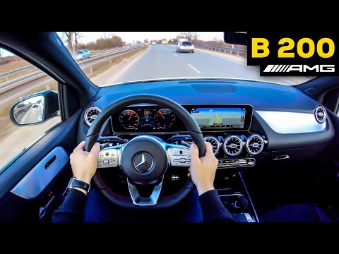 2019 MERCEDES B200 AMG DRIVE REVIEW NEW B CLASS ACCELERATION SOUND Highway City