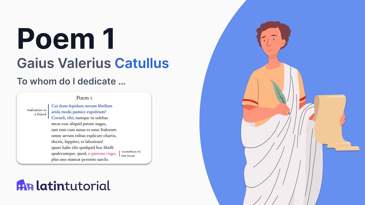 Catullus Poem 1: To Whom Do I Give ...
