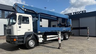 شاحنة رافعة MAN 26.314 Palfinger PK 52000 ELWA | Roofing Crane | Installation Cr | صورة 4 - Machineryline