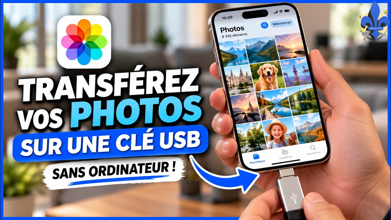 iPhone : Comment transférer vos photos sur une clé USB sans ordinateur