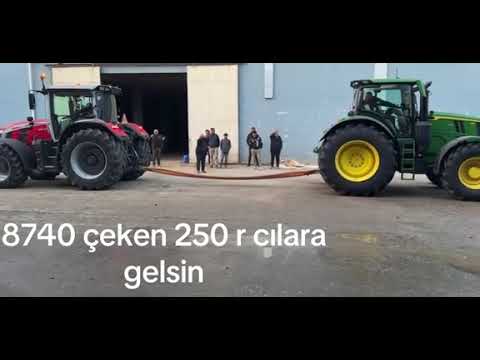 Massey Ferguson 8S.265 VS JOHN DEERE 6250R #masseyferguson #johndeere #vs 