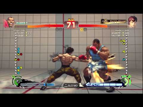 onigiri-kai (Balrog) Vs medico_dnb (Fei Long) SSF4 AE Ranked Matches - PSN