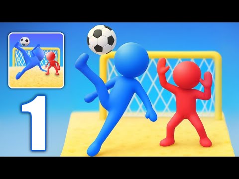 Super Goal Soccer Stickman - Gameplay Walkthrough / Part 1 (Android/IOS)