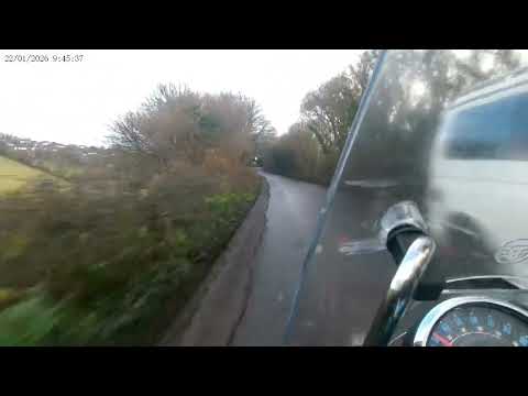 Dropping down from Kingswear towards brixham on a shake-down ride after my annual service completed.