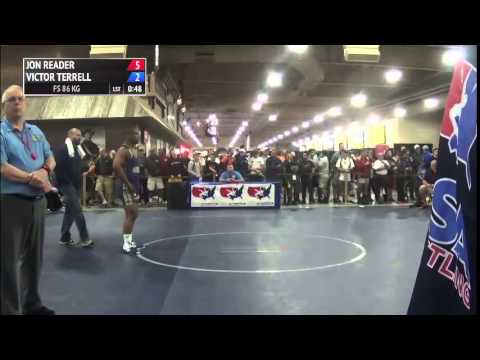 86 kg R3 - Jon Reader (Sunkist Kids) vs Victor Terrell (Army WCAP)