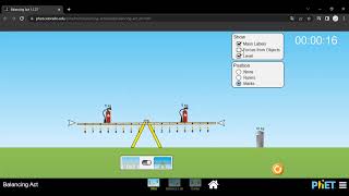 Intro Balancing Act - PhET Colorado