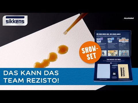 Sikkens präsentiert das Team Rezisto Show-Set