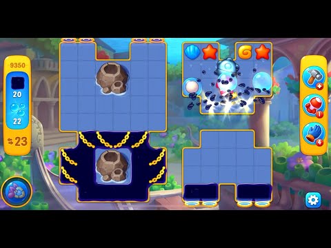 Fishdom level 9350 with a puzzle (с головоломкой)