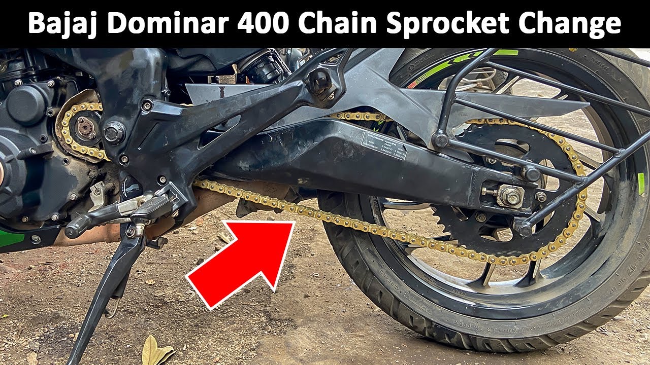 Bajaj Dominar 400 Chain Sprocket Change | Rolon Brass Chain Sprocket