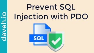 Avoid SQL injection attacks in PHP using PDO