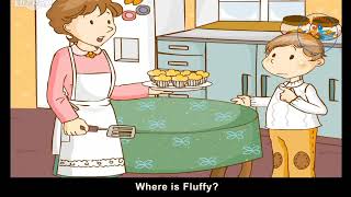 16. Where is Fluffy?