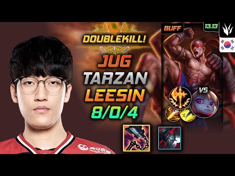 Lee Sin Jungle Build Tarzan Goredrinker Conqueror - LOL KR Challenger Patch 13.13