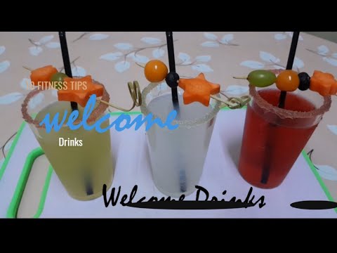 Welcome Drinks🥤