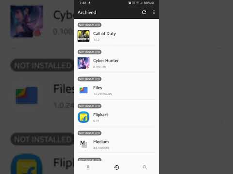 Backup + Restore for apps Video