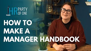 How to Make a Manager Handbook