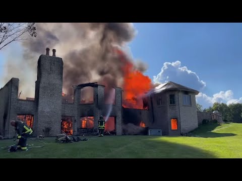 Man critically injured in massive Bargersville house fire