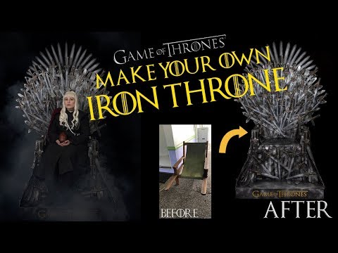 Make your own Life-Size Replica Iron Throne!