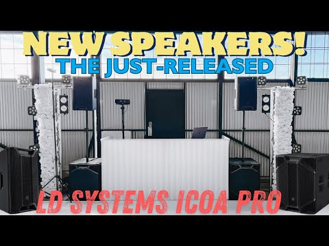 GIG LOG 145 | LD SYSTEMS NEW ICOA PRO SPEAKERS + SUBWOOFERS | HEAR THEM!!!