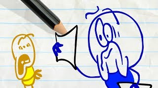 Pencilmation MURDER SHE NOTE & More Cartoons for Kids