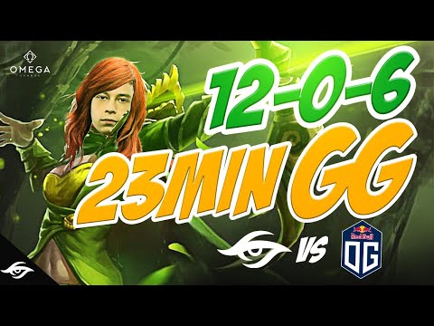 Nisha Windruns OG to a Flawless Omega Groupstage Victory | Dota 2