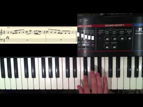 How to play C.R.E.A.M. by Wu Tang - piano tutorial